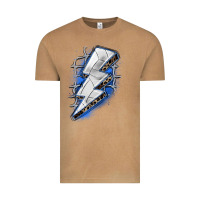 Vintage Camel volleyball lightning bolt Vintage Tee - Zillion Design Studio
