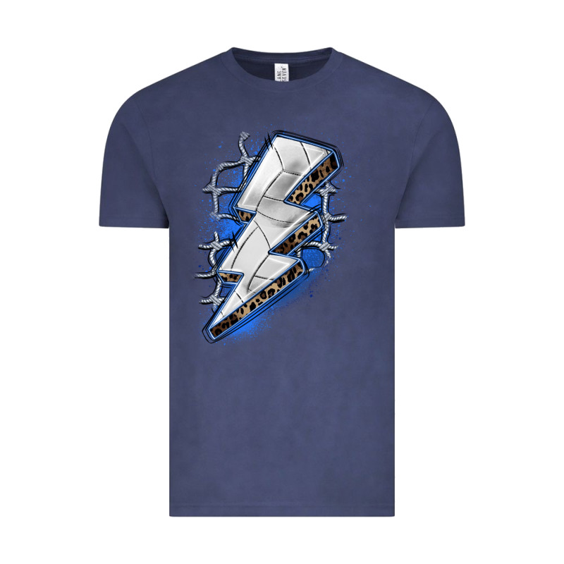 Volleyball Lightning Bolt Vintage Tee by Zillion Design Studio | Teevron