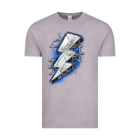Vintage Zinc volleyball lightning bolt Vintage Tee - Zillion Design Studio