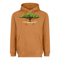 Meerkat acacia tree Heavyweight Hoodie - LillyAllenDesigns