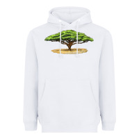White acacia tree Heavyweight Hoodie - LillyAllenDesigns
