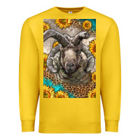 Lemon Western Navajo Churro Sheep Premium Sweatshirt - LillyAllenDesigns