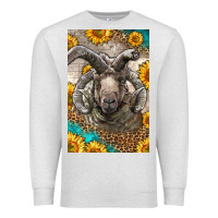 Oatmeal Heather Western Navajo Churro Sheep Premium Sweatshirt - LillyAllenDesigns