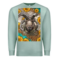 Seafoam Western Navajo Churro Sheep Premium Sweatshirt - LillyAllenDesigns