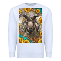 White Western Navajo Churro Sheep Premium Sweatshirt - LillyAllenDesigns