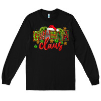 Black Christmas granna claus Long Sleeve Tee - FaDigitalArtStudio