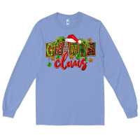 Colony Blue Christmas granna claus Long Sleeve Tee - FaDigitalArtStudio