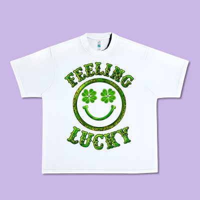 Feeling Lucky With Leopard Urban Heavy Tee Designed By Ranaportraitstore