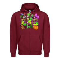 Burgundy ekg tech nurse halloween Zipper Hoodie - AdoDesignShop