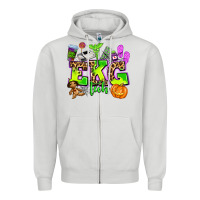 Dove Grey ekg tech nurse halloween Zipper Hoodie - AdoDesignShop