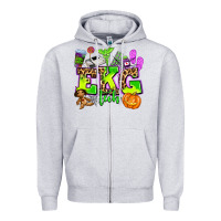 Heather Grey ekg tech nurse halloween Zipper Hoodie - AdoDesignShop