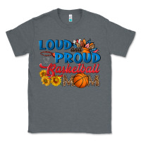 Charcoal Heather loud and proud basketball mom Classic Tee - HRA Design Shop