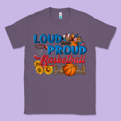 Loud And Proud Basketball Mom Classic Tee Designed By Hra Design Shop
