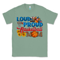 Sage loud and proud basketball mom Classic Tee - HRA Design Shop