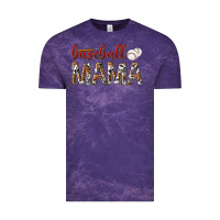 Cloud Purple baseball mama Vintage Tee - texasbilliewilder