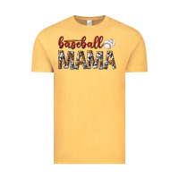 Vintage Mustard baseball mama Vintage Tee - texasbilliewilder