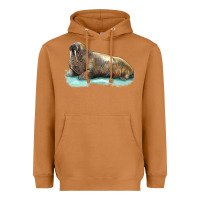 Meerkat Walrus Heavyweight Hoodie - LillyAllenDesigns