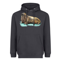 Smoke Walrus Heavyweight Hoodie - LillyAllenDesigns