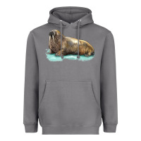 Storm Walrus Heavyweight Hoodie - LillyAllenDesigns