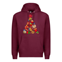 Burgundy mexican christmas tree Premium Hoodie - MaliasSmallBusiness