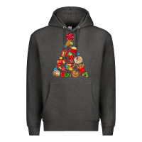 Charcoal Heather mexican christmas tree Premium Hoodie - MaliasSmallBusiness