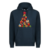 Navy mexican christmas tree Premium Hoodie - MaliasSmallBusiness