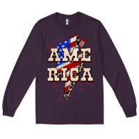 Plum America 4th of July Long Sleeve Tee - CowGirlArtShop