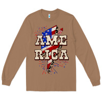 Toasted Coconut America 4th of July Long Sleeve Tee - CowGirlArtShop
