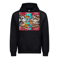 Black mama cowhide  sunflowers Urban Hoodie - LillyAllenDesigns