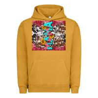 Pigment Peanut Butter mama cowhide  sunflowers Urban Hoodie - LillyAllenDesigns