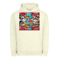 Pigment Pistachio mama cowhide  sunflowers Urban Hoodie - LillyAllenDesigns