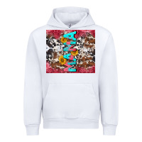 White mama cowhide  sunflowers Urban Hoodie - LillyAllenDesigns