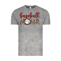 Cloud Rock baseball mama with leopard Vintage Tee - texasbilliewilder
