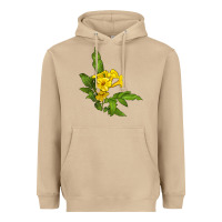 Mushroom yellow elder flower Heavyweight Hoodie - LillyAllenDesigns