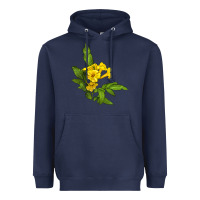 Yellow Elder Flower Heavyweight Hoodie | Teevron