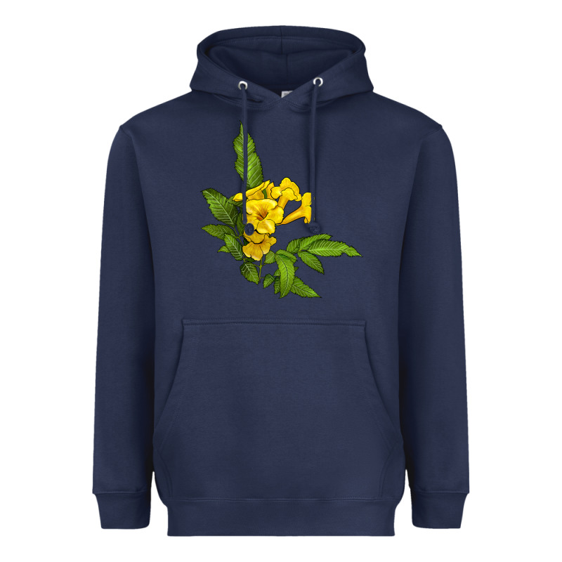 Yellow Elder Flower Heavyweight Hoodie by LillyAllenDesigns | Teevron
