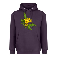 Plum yellow elder flower Heavyweight Hoodie - LillyAllenDesigns