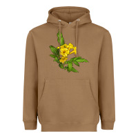 Toasted Coconut yellow elder flower Heavyweight Hoodie - LillyAllenDesigns