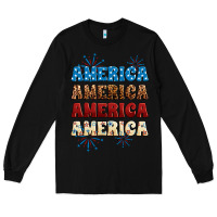 Black Western America Long Sleeve Tee - Neo Western
