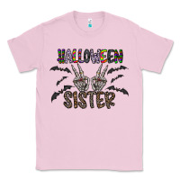 Bubblegum Pink halloween sister Classic Tee - CowhideDigitalArt