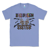 Colony Blue halloween sister Classic Tee - CowhideDigitalArt