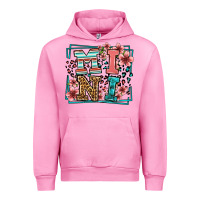 Fuchsia Pink floral leopard frame mini Urban Hoodie - LillyAllenDesigns