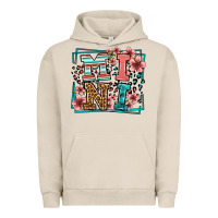 Pigment French Oak floral leopard frame mini Urban Hoodie - LillyAllenDesigns