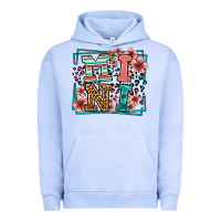 Pigment Grape Ice floral leopard frame mini Urban Hoodie - LillyAllenDesigns