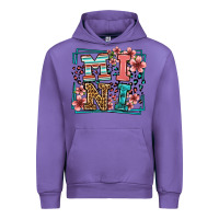 Tulip floral leopard frame mini Urban Hoodie - LillyAllenDesigns