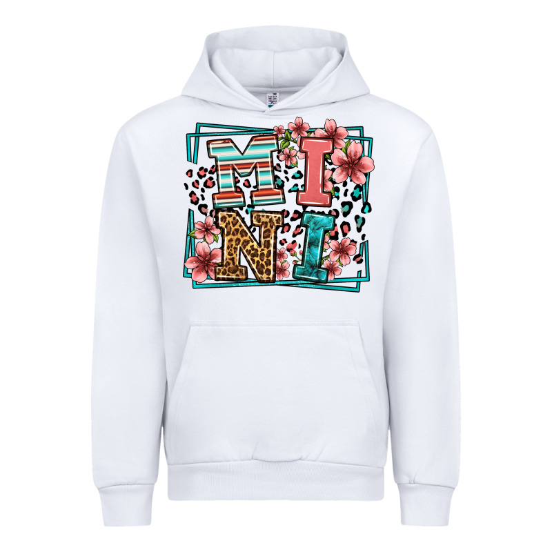 Floral Leopard Frame Mini Urban Hoodie by LillyAllenDesigns | Teevron