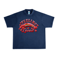 Navy feeling loved valentine's day Urban Heavy Tee - RanaPortraitStore