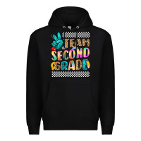 Black team second grade Premium Hoodie - NancyCooperArtShop