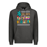 Charcoal Heather team second grade Premium Hoodie - NancyCooperArtShop