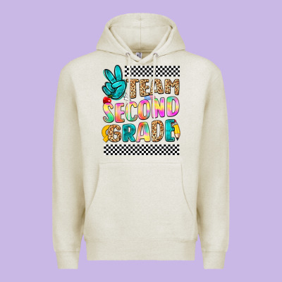 Team Second Grade Premium Hoodie Designed By Nancycooperartshop